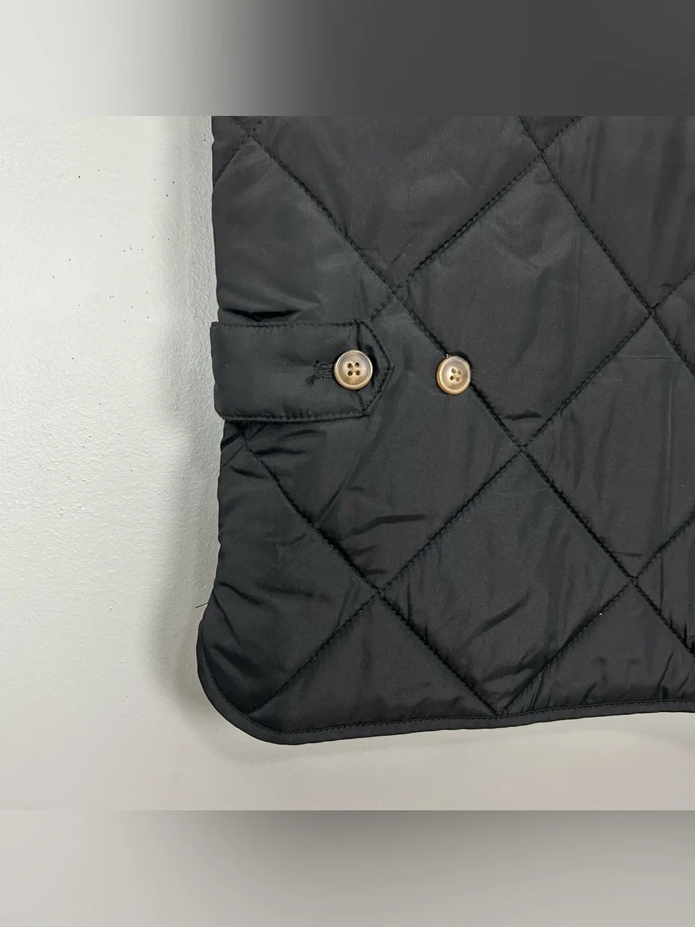 J. Crew Walker Quilted Vest Men’s Size XL Full Zip Front Mock Neck Hand Pockets